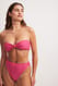 Pink Hochbeiniges Bikini-Höschen