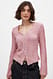 Pink Top mit Haken und Ösen vorne