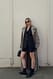 Black weite Shorts mit mittlerer Taille