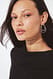 Silver Ohrstecker in unregelmäßiger Form