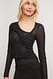 Black Langarmshirt aus Jersey