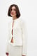 White Stricktop mit Knopfdetail