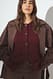 Dark Grey Melange taillierter Strick-Cardigan