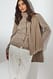 Dark Grey Melange taillierter Strick-Cardigan