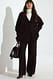 Black Strickhose mit Umschlag