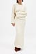 Offwhite Knitted Maxi Skirt