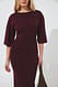 Plum Midikleid aus Strickstoff