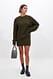 Khaki Mini-Strickrock