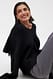 Black Strickpullover in Übergröße
