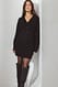Brown skulpturales Minikleid aus Strickstoff