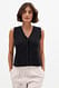 Offwhite ärmelloses Strickoberteil