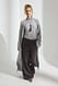 Cream Maxikleid-Strickjacke aus Wollmischung
