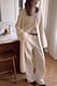 Cream Maxikleid-Strickjacke aus Wollmischung