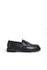 Black Leder-Slipper