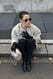 Black Bonded Teddy-Jacke
