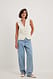 Grey Lockere Jeans mit mittlerer Taille