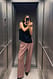 Mid Grey weite Anzughose mit mittlerer Taille