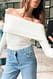 Khaki Off Shoulder Structured Top