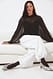 Black Cape-Top aus Mesh