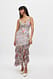 Wild Leopard Mesh-Midikleid