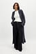 Black Hose mit weitem Bein und mittlerer Taille