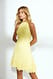 White Minikleid aus Spitze mit Neckholder