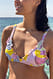 Multi Print Bikini-Oberteil mit Schleifendetail