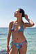 Blue Print Bikini-Höschen mit Trägerdetail