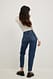 Dark Blue Mom Jeans mit hoher Taille