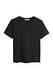 White Rundhals T-Shirt aus Baumwolle