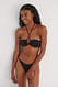 Black Bikini-Höschen Mit Dünnen Schnüren