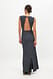 Black Maxikleid mit offenem Rücken