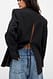 Brown Oversize-Blazer mit offenem Rücken