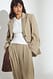 Taupe Oversize-Blazer
