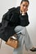 Black Oversize-Midi-Trenchcoat