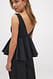 Black Peplum-Top