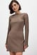 Black Plissiertes Minikleid
