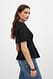 Offwhite T-Shirt mit Falten
