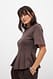 Offwhite T-Shirt mit Falten