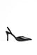 Black Spitze Slingback-Pumps