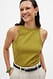Coral Ribbed Tank