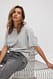 Grey Melange Oversize-T-Shirt