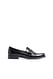Black Loafer mit runder Zehenpartie