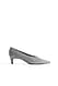 Silver Pumps mit Pailletten