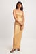 Gold Shiny Maxi Dress