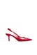 Dk Red Slingback-Pumps