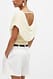 Pink Soft Line drapiertes Top