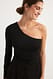 Offwhite Einseitig schulterfreies Top