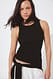 White weiches Ripp-Tanktop
