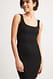Black Strap Mini Dress